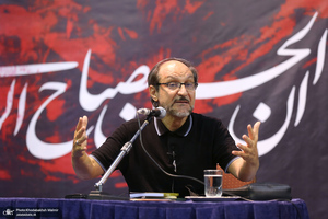 مراسم عزاداری صبح عاشورا در حسینیه جماران