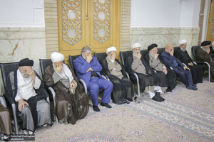 مراسم بزرگداشت آیت‌الله العظمی فیاض در حرم مطهر حضرت معصومه (س)