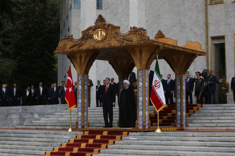 استقبال روحانی از اردوغان