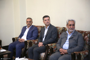دیدار رئیس و مدیران سازمان حفاظت محیط زیست با سید حسن خمینی
