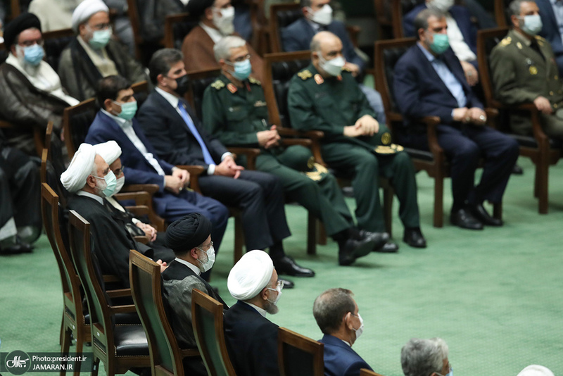 مراسم تحلیف حجت الاسلام و المسلمین رئیسی در مجلس شورای اسلامی