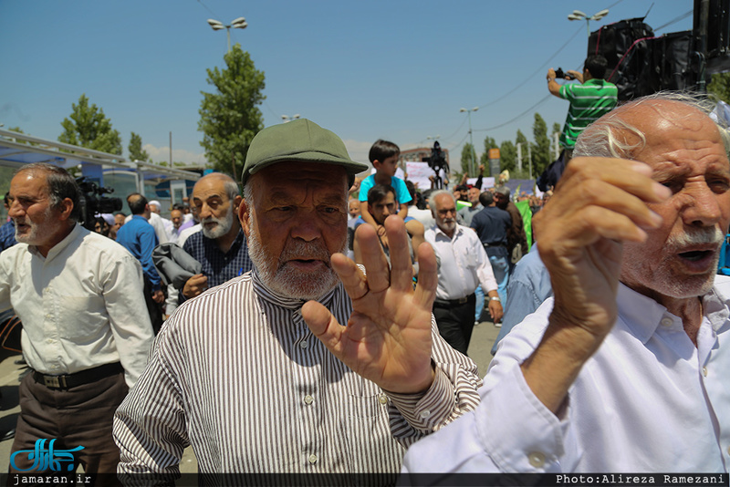 راهپیمایی اعتراض آمیز علیه جنایات در مسجد الاقصی و میانمار 