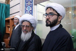 تشییع آیت الله هاشمی شاهرودی(ره) در قم
