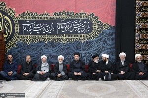 مراسم عزاداری شب تاسوعای حسینی در حرم امام خمینی (س)