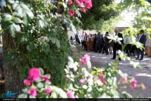 اقامه نماز عید سعید فطر به امامت آیت الله العظمی جوادی آملی در روستای احمدآباد