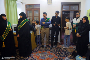 حال و هوای بیت حضرت امام خمینی (س) در قم در روز 14 خرداد‎