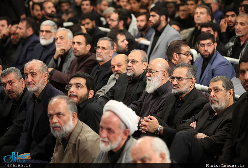 مراسم عزاداری شب عاشورای حسینی با حضور رهبر معظم انقلاب اسلامی