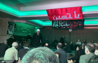 مراسم عزاداری شهادت حضرت امام رضا (ع) در دارالزهرا (س) تهران برگزار شد