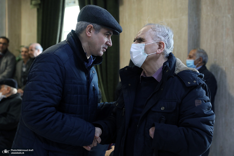 مراسم تشییع پیکر رضا رئیس طوسی استاد دانشکده حقوق و علوم سیاسی دانشگاه تهران