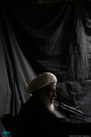 مراسم عزاداری شب بیست و هشتم صفر در محضر استاد امجد