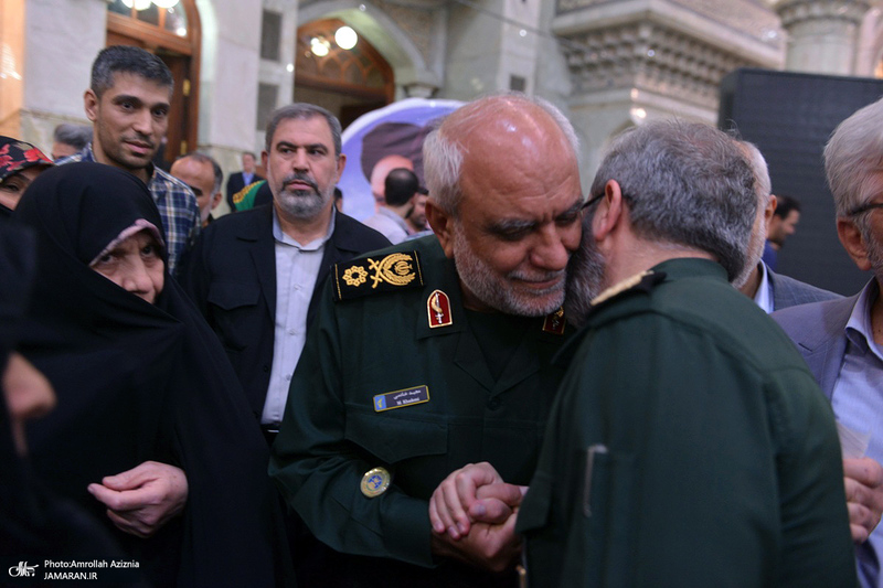 تجدید میثاق خانواده معظم شهدای سازمان حفاظت اطلاعات سپاه با آرمان های حضرت امام خمینی (س)