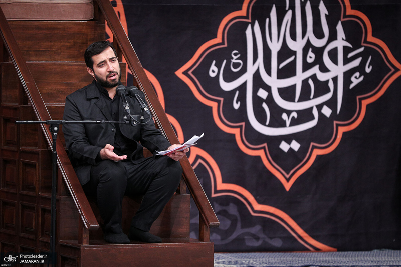 مراسم عزاداری شب تاسوعای حسینی در حسینیه امام خمینی