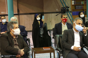 دیدار دبیر کل و اعضای حزب مردم سالاری با سید حسن خمینی