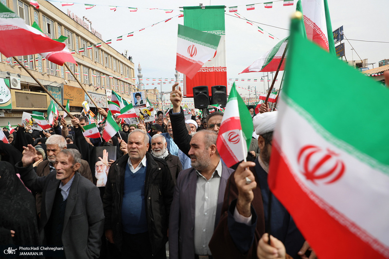 راهپیمایی 22 بهمن در قم