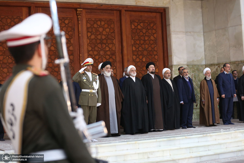 تجدید میثاق رئیس قوه قضائیه و مسئولان عالی قضایی با آرمان‌های حضرت امام خمینی (س)