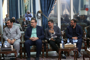 دیدار مدیر عامل و مدیران و معاونین بهشت زهرا (س) با سید حسن خمینی