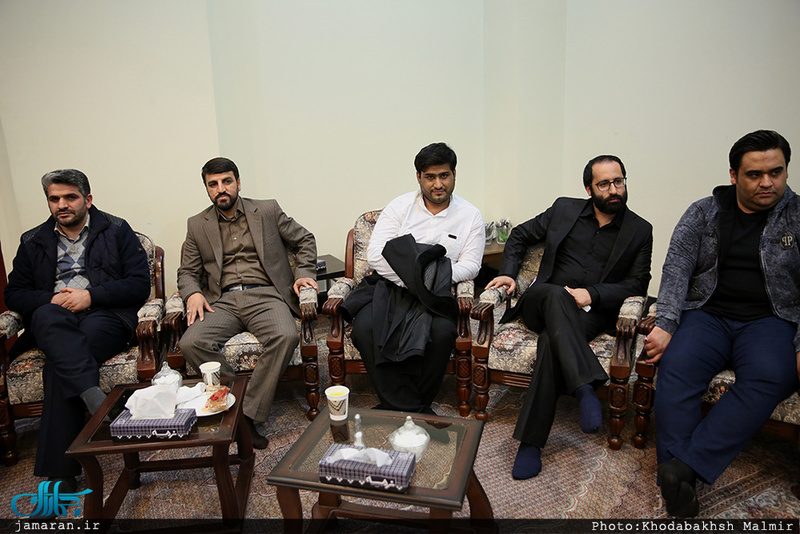 دیدار جمعی از خانواده های شهدا با سید حسن خمینی 