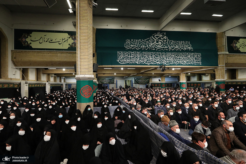 مراسم عزاداری شام شهادت حضرت فاطمه‌ زهرا (س) در حسینیه امام خمینی
