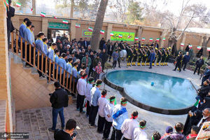 مراسم بزرگداشت 12 بهمن در بیت تاریخی حضرت امام در خمین