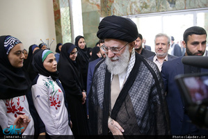 دیدار مدال‌آوران کاروان ورزشی ایران در بازی‌های آسیایی با رهبر معظم انقلاب