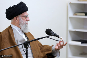 دیدار اعضای هیئت علمی پنجمین کنگره جهانی حضرت رضا(ع) با رهبر معظم انقلاب