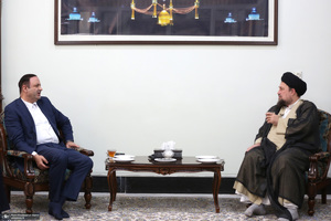 دیدار دبیر شورای عالی مناطق آزاد باسید حسن خمینی