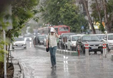 بارش‌های رگباری ایلام را فرا می‌گیرد