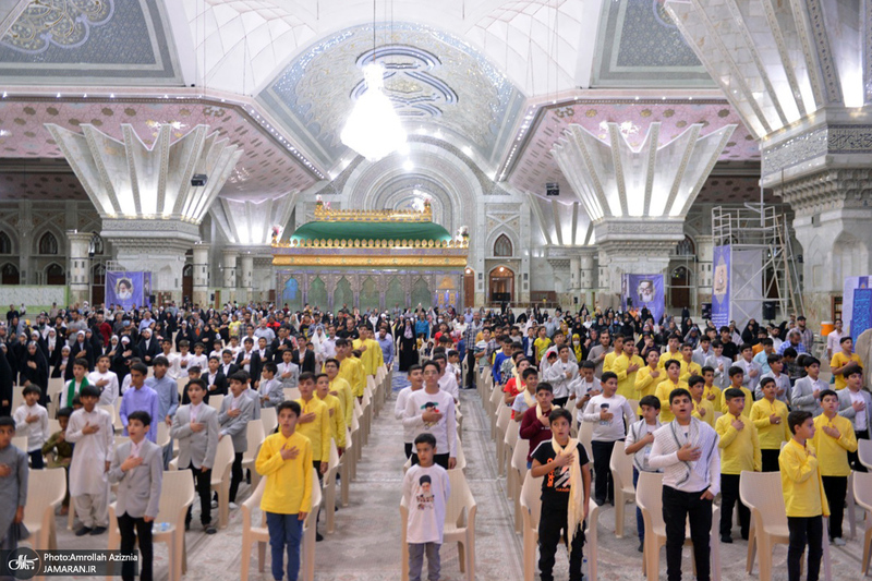 مراسم جشن عید غدیر در حرم مطهر امام خمینی (س)