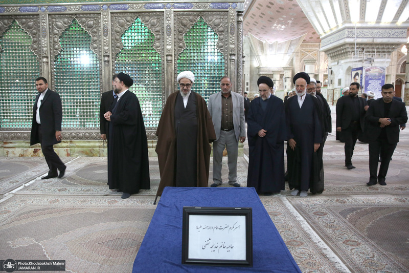 تجدید میثاق مجمع روحانیون مبارز و مجمع مدرسین و محققین حوزه علمیه قم با امام خمینی (س)