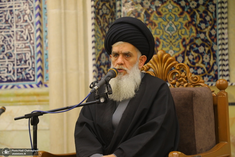 مراسم سومین سالگرد ارتحال آیت الله العظمی علوی گرگانی (ره) در مسجد اعظم قم‎