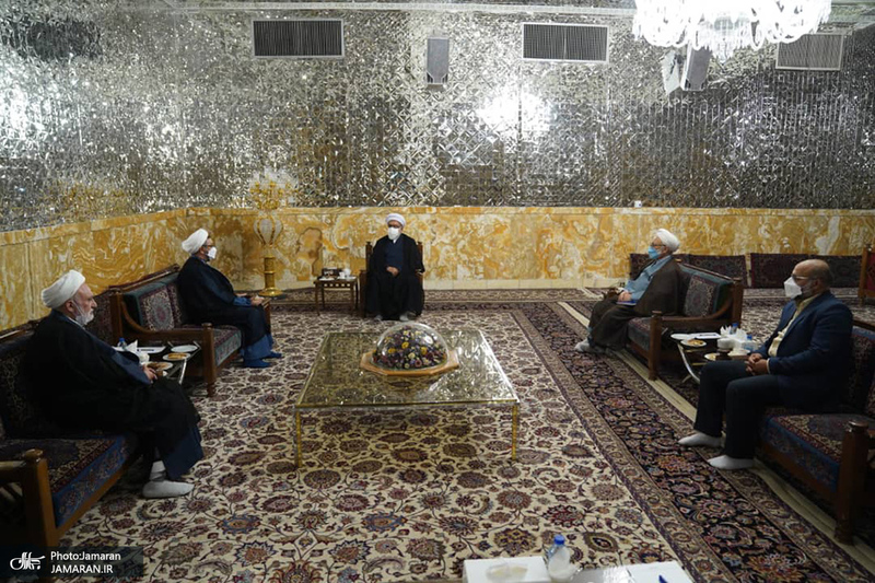دیدار سرپرست موسسه تنظیم و نشر آثار امام خمینی(س) با تولیت آستان قدس رضوی / مروی - کمساری
