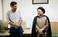 حضور محمد علی ابطحی در تحریریه جماران