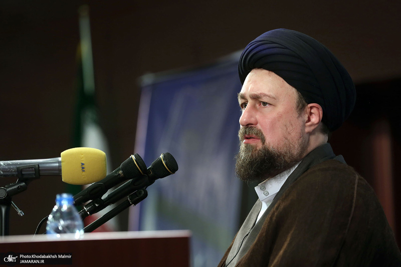 دیدار رئیس و کارکنان موسسه‎ تنظیم و نشر آثار امام خمینی با سید حسن خمینی