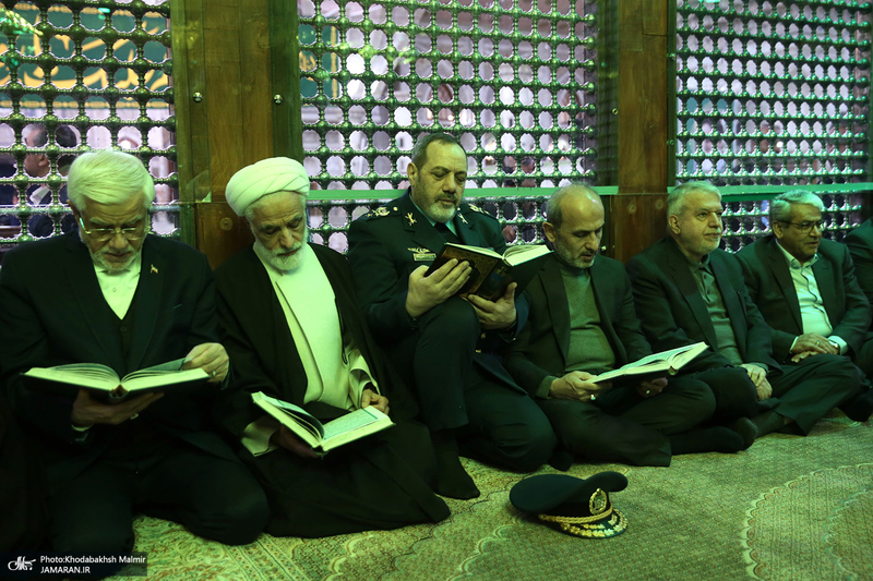 تجدید میثاق اعضای هیئت دولت با آرمان های امام خمینی (س) -1