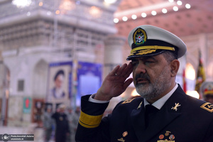 تجدید میثاق فرمانده و پرسنل نیروی دریایی ارتش جمهوری اسلامی ایران با آرمان‌های امام خمینی(س)