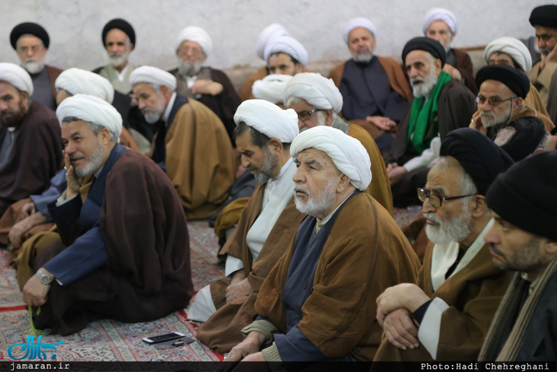 مراسم عزاداری شهات حضرت زهرا(س) در بیت آیت الله العظمی صانعی