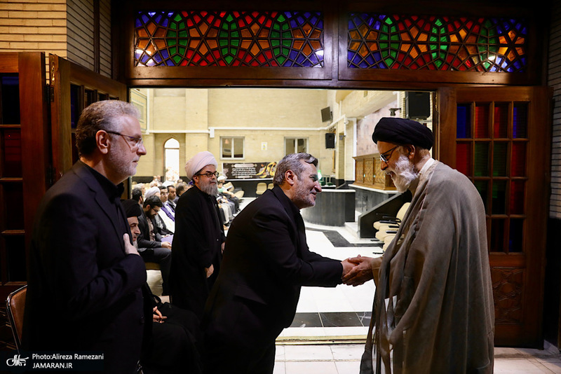 مراسم ختم همسر آيت الله راستی کاشانی