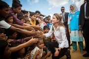 دیدار ملکه اردن با مسلمانان روهینگیا+ تصاویر