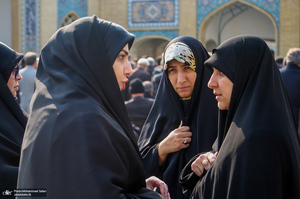 مراسم تشییع و خاکسپاری پدر دکتر جوادی یگانه