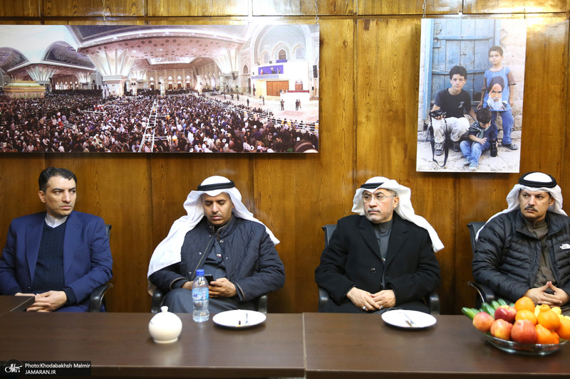 دیدار مزروق فالح الحبینی، رئیس گروه دوستی پارلمانی کویت و ایران با علی کمساری