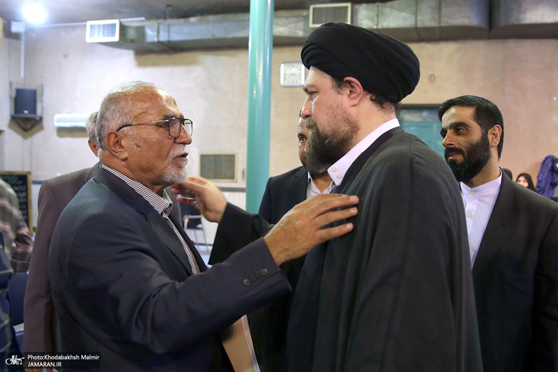 دیدار جمعی از جانبازان واقعه هفتم تیر با سید حسن خمینی