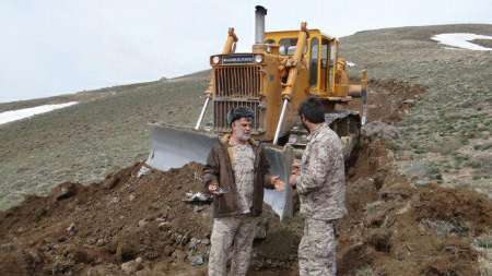احداث بیش از 20 کیلومتر راه روستایی ارومیه توسط سپاه