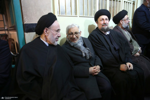 مراسم سالگرد رحلت آیت‌الله سید محمد موسوی بجنوردی در حسینیه جماران  -2