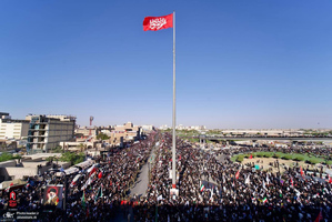 تشییع پیکر مطهر رهبر شهید در نجف اشرف