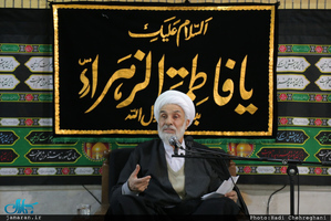 مراسم عزاداری شهات حضرت زهرا(س) در بیت آیت الله العظمی صانعی