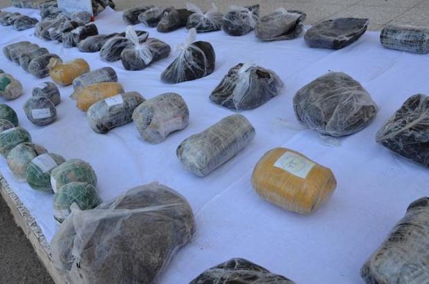344 کیلوگرم مواد مخدر در خلیل آباد کشف شد