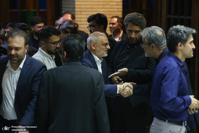 مراسم ختم مادر مهدی طباطبایی