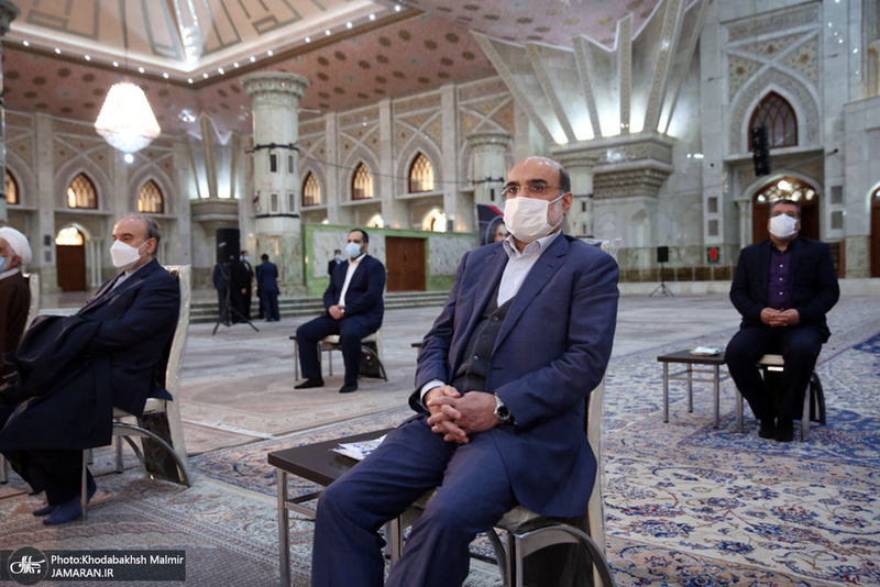 تجدید میثاق رئیس جمهور و اعضای هیأت دولت با آرمان‌های حضرت امام(س)