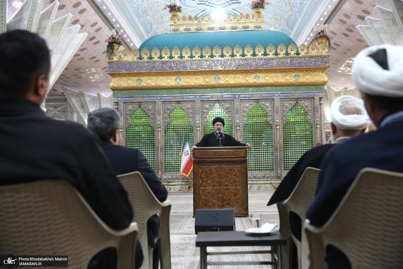 مراسم تجدیدمیثاق وزیر و معاونان وزارت امور خارجه با آرمان‌های امام خمینی