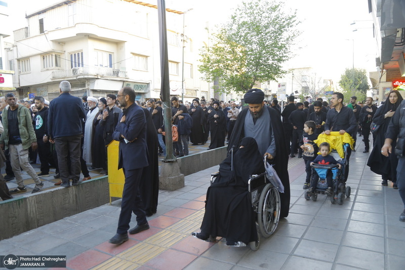دسته عزاداری شهادت حضرت علی (ع) با حضور آیت‌الله العظمی وحید خراسانی